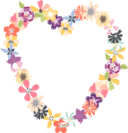 Flowered Heart Png Free Stock Photo - Heart,Heart, Png